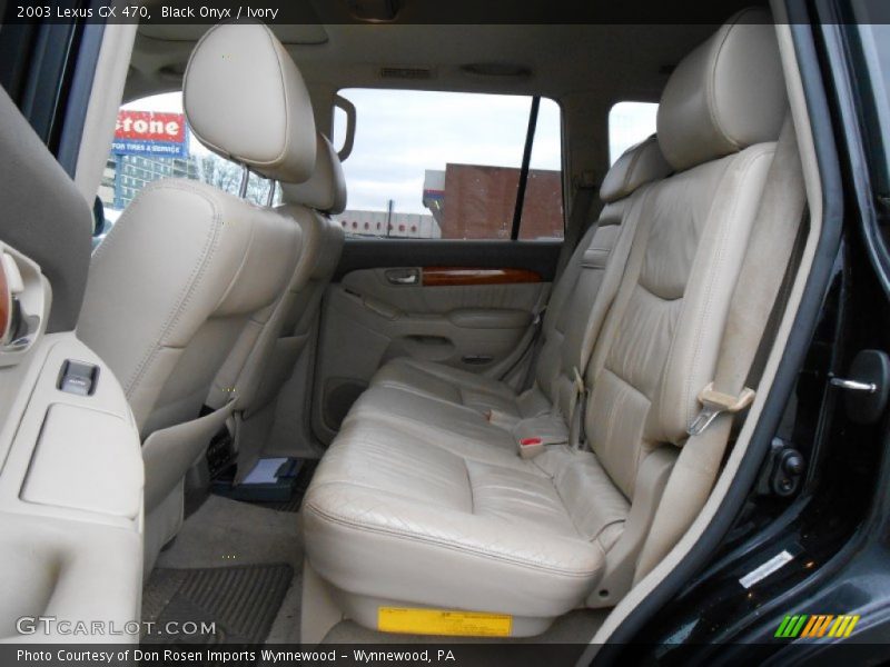 Rear Seat of 2003 GX 470
