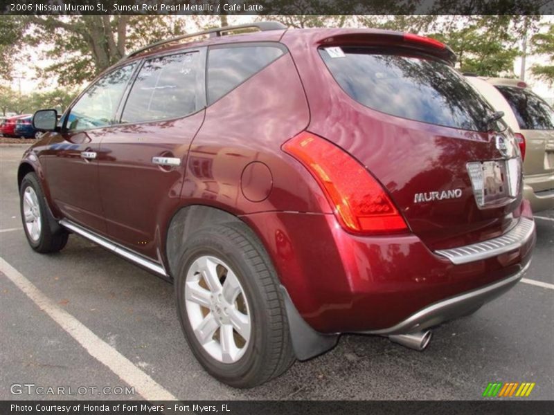 Sunset Red Pearl Metallic / Cafe Latte 2006 Nissan Murano SL