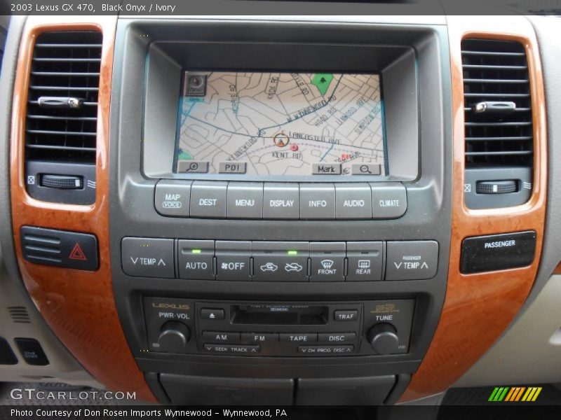 Controls of 2003 GX 470