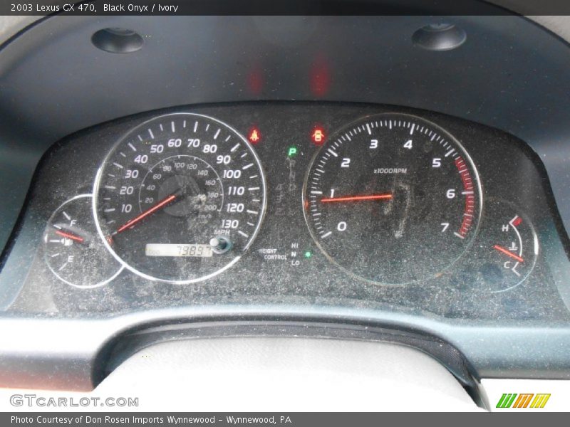  2003 GX 470 470 Gauges
