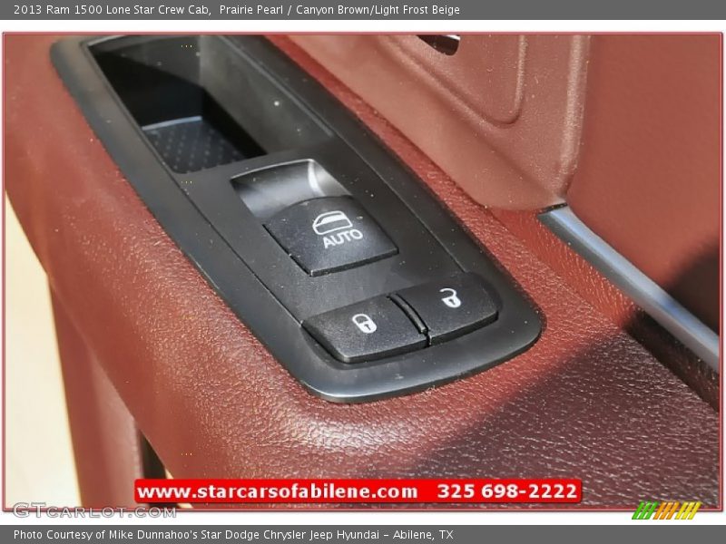 Prairie Pearl / Canyon Brown/Light Frost Beige 2013 Ram 1500 Lone Star Crew Cab