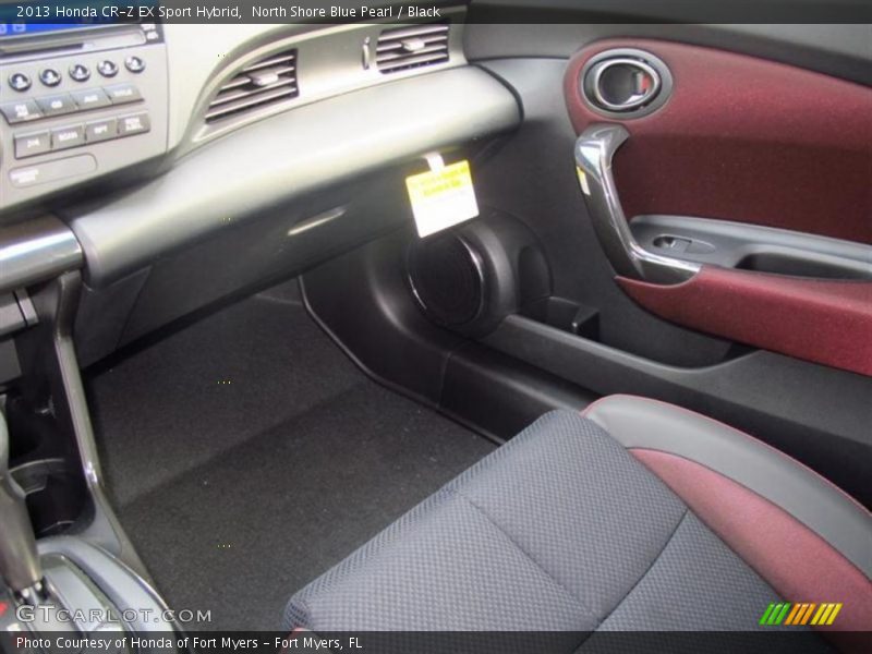 North Shore Blue Pearl / Black 2013 Honda CR-Z EX Sport Hybrid