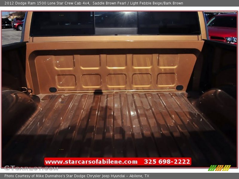 Saddle Brown Pearl / Light Pebble Beige/Bark Brown 2012 Dodge Ram 1500 Lone Star Crew Cab 4x4