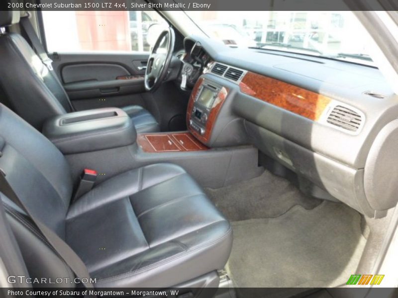 Silver Birch Metallic / Ebony 2008 Chevrolet Suburban 1500 LTZ 4x4