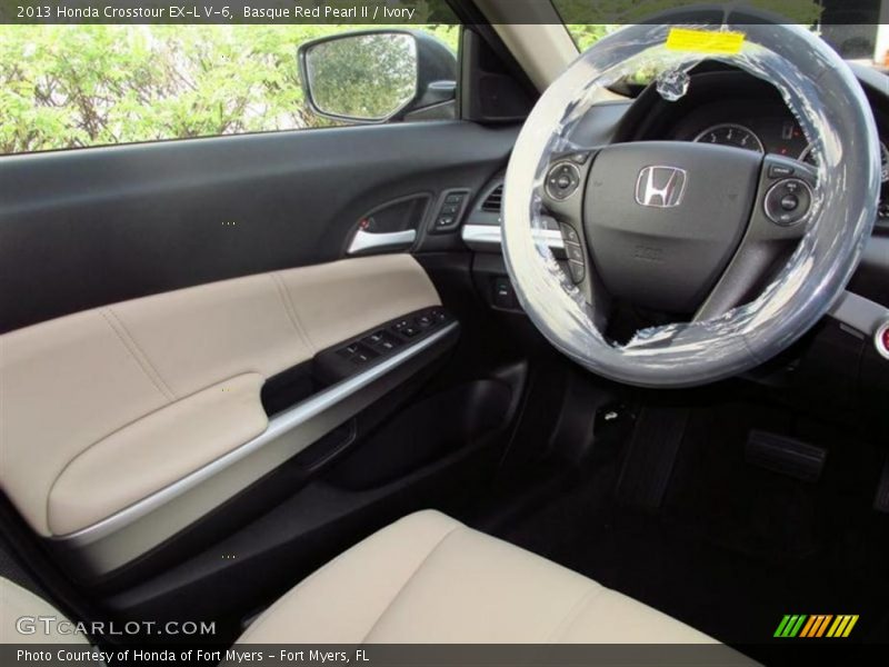 Basque Red Pearl II / Ivory 2013 Honda Crosstour EX-L V-6