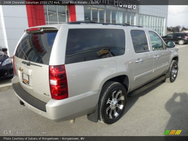 Silver Birch Metallic / Ebony 2008 Chevrolet Suburban 1500 LTZ 4x4