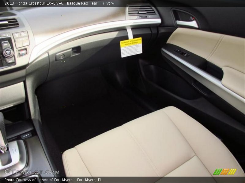 Basque Red Pearl II / Ivory 2013 Honda Crosstour EX-L V-6