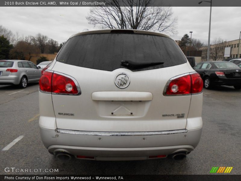 White Opal / Ebony/Ebony 2010 Buick Enclave CXL AWD