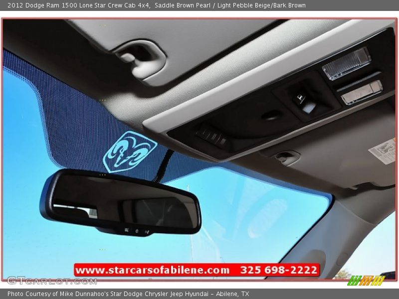 Saddle Brown Pearl / Light Pebble Beige/Bark Brown 2012 Dodge Ram 1500 Lone Star Crew Cab 4x4