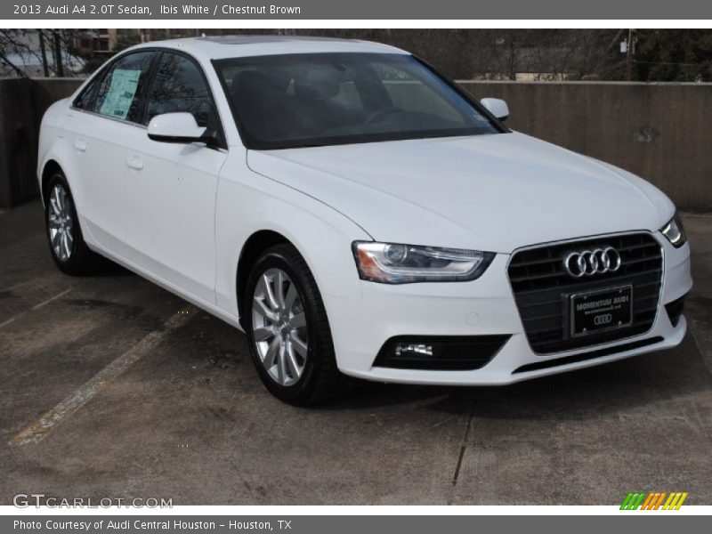 Ibis White / Chestnut Brown 2013 Audi A4 2.0T Sedan