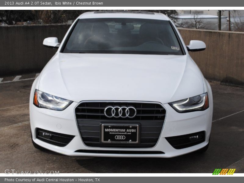Ibis White / Chestnut Brown 2013 Audi A4 2.0T Sedan