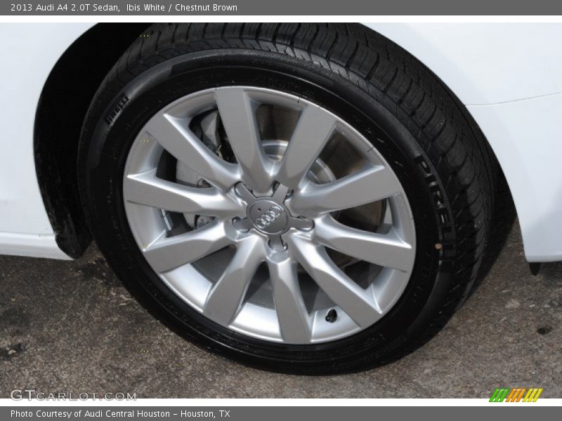 Ibis White / Chestnut Brown 2013 Audi A4 2.0T Sedan