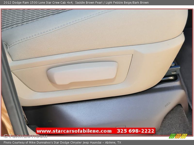 Saddle Brown Pearl / Light Pebble Beige/Bark Brown 2012 Dodge Ram 1500 Lone Star Crew Cab 4x4