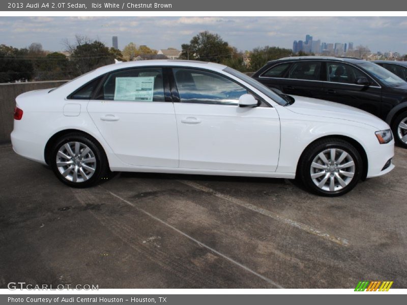 Ibis White / Chestnut Brown 2013 Audi A4 2.0T Sedan