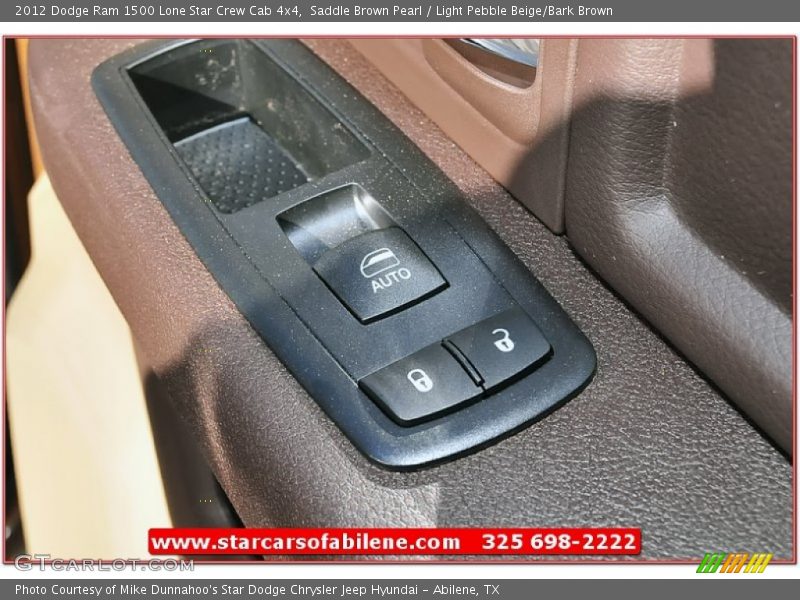 Saddle Brown Pearl / Light Pebble Beige/Bark Brown 2012 Dodge Ram 1500 Lone Star Crew Cab 4x4
