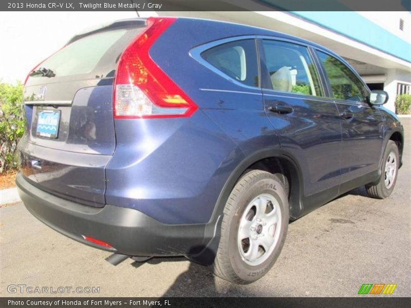 Twilight Blue Metallic / Gray 2013 Honda CR-V LX