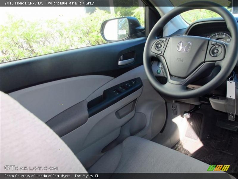 Twilight Blue Metallic / Gray 2013 Honda CR-V LX