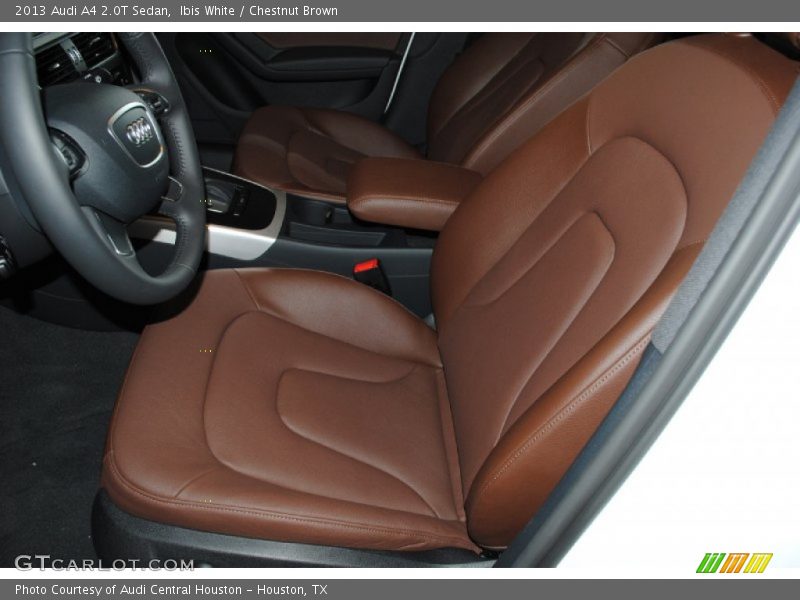 Ibis White / Chestnut Brown 2013 Audi A4 2.0T Sedan
