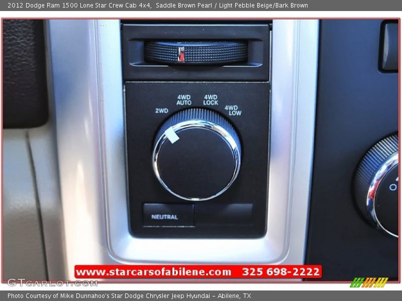Saddle Brown Pearl / Light Pebble Beige/Bark Brown 2012 Dodge Ram 1500 Lone Star Crew Cab 4x4