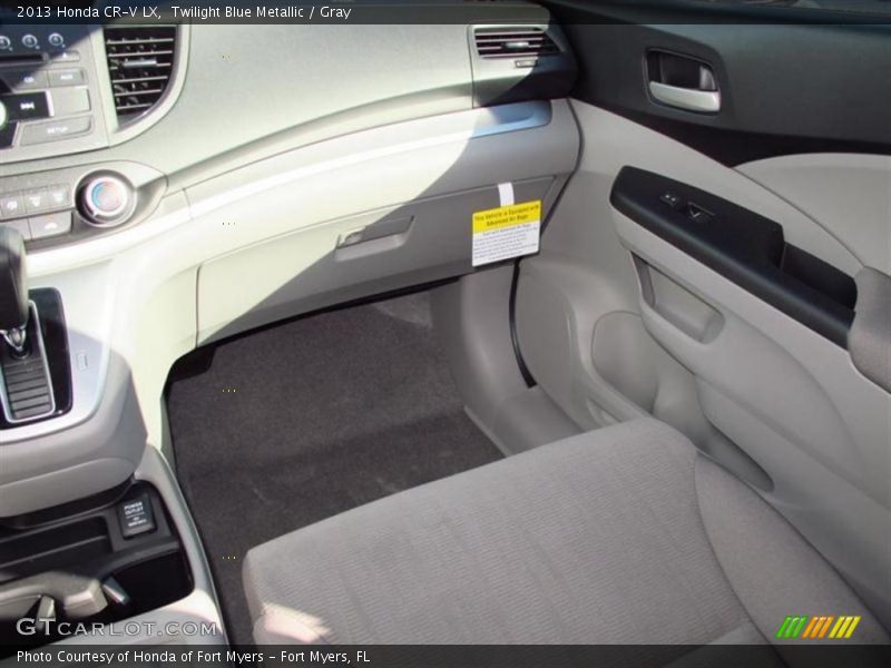 Twilight Blue Metallic / Gray 2013 Honda CR-V LX