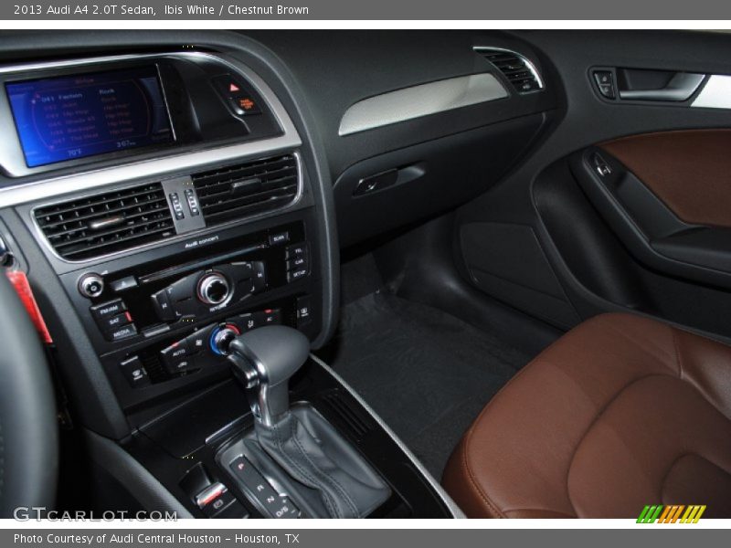 Ibis White / Chestnut Brown 2013 Audi A4 2.0T Sedan