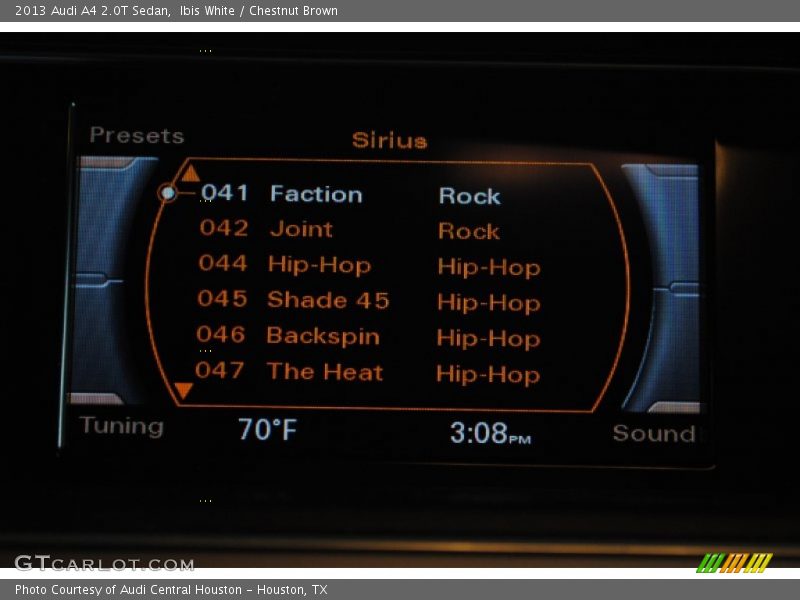Ibis White / Chestnut Brown 2013 Audi A4 2.0T Sedan