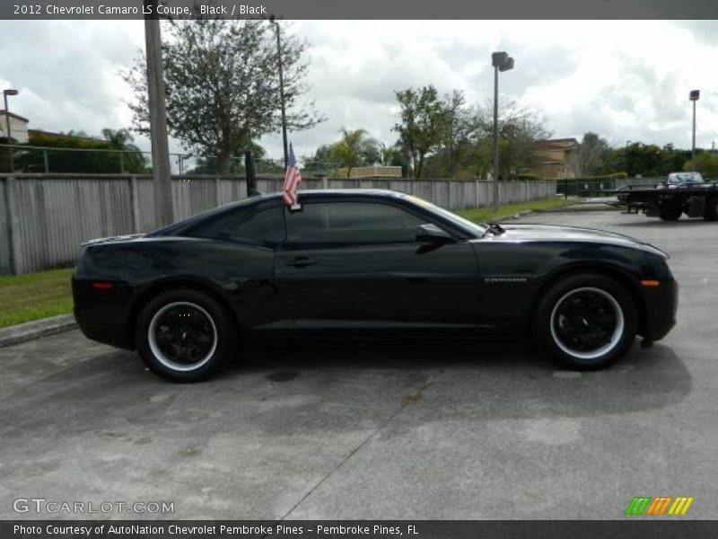 Black / Black 2012 Chevrolet Camaro LS Coupe