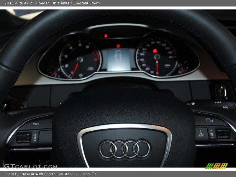 Ibis White / Chestnut Brown 2013 Audi A4 2.0T Sedan