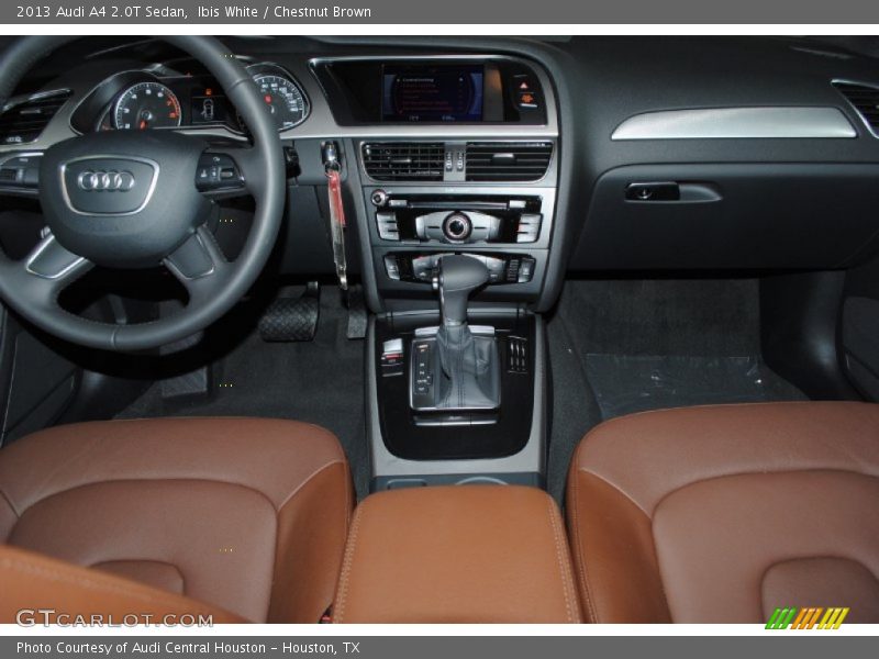 Ibis White / Chestnut Brown 2013 Audi A4 2.0T Sedan