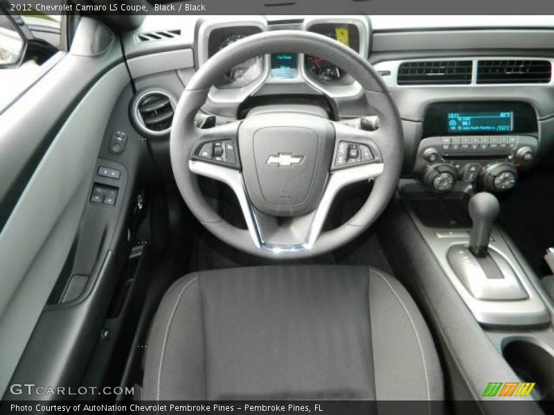 Black / Black 2012 Chevrolet Camaro LS Coupe