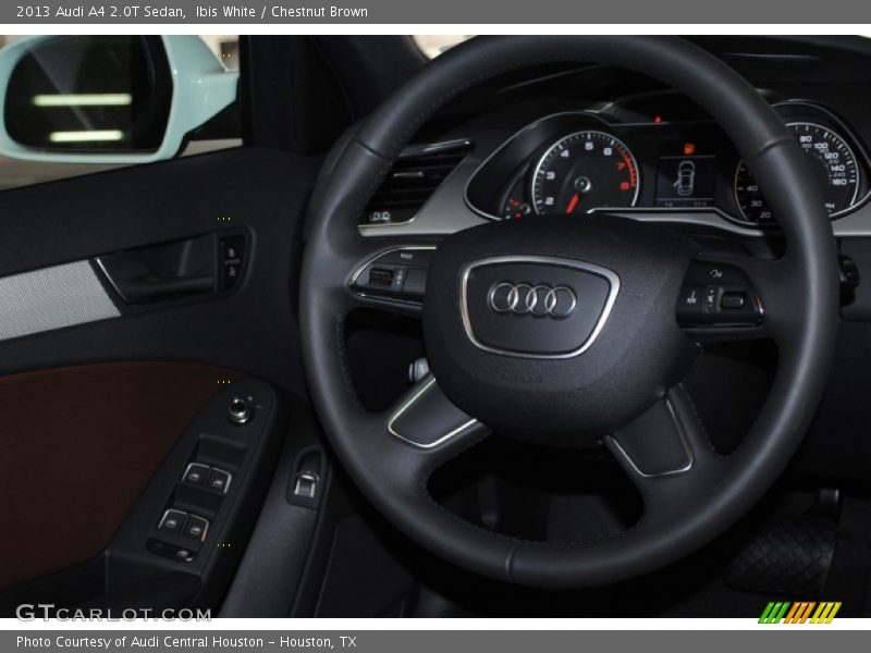 Ibis White / Chestnut Brown 2013 Audi A4 2.0T Sedan