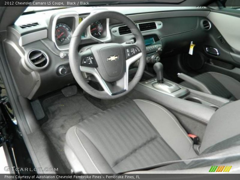 Black / Black 2012 Chevrolet Camaro LS Coupe