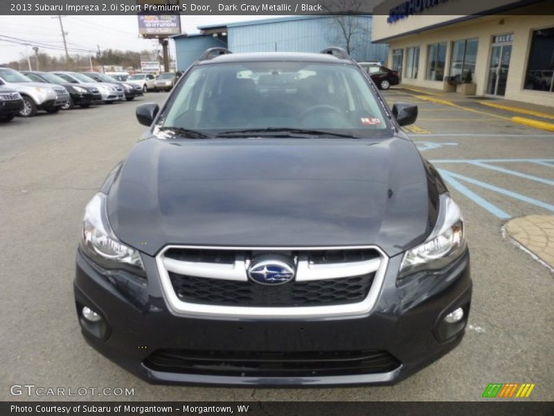 Dark Gray Metallic / Black 2013 Subaru Impreza 2.0i Sport Premium 5 Door
