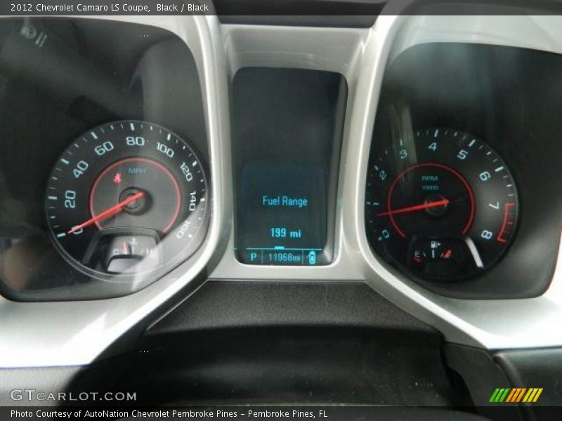 Black / Black 2012 Chevrolet Camaro LS Coupe