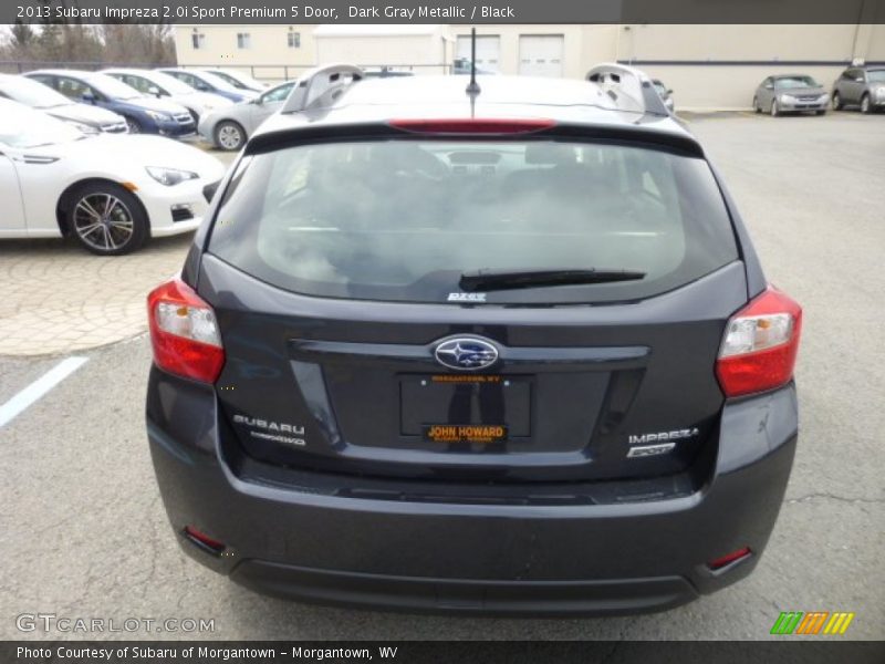 Dark Gray Metallic / Black 2013 Subaru Impreza 2.0i Sport Premium 5 Door