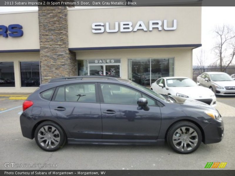 Dark Gray Metallic / Black 2013 Subaru Impreza 2.0i Sport Premium 5 Door