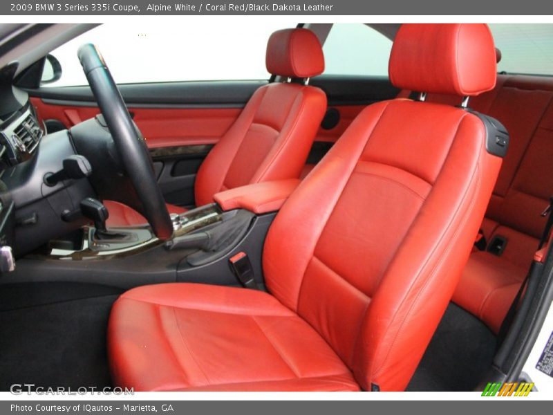Front Seat of 2009 3 Series 335i Coupe