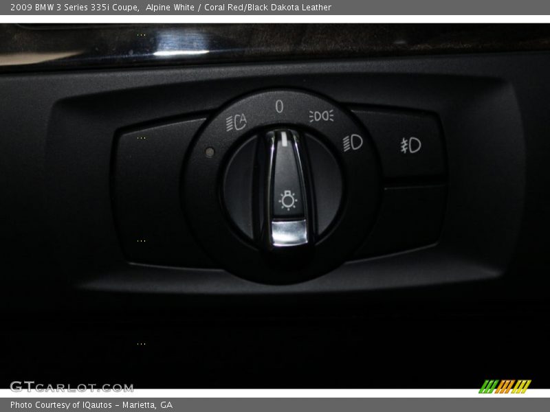 Alpine White / Coral Red/Black Dakota Leather 2009 BMW 3 Series 335i Coupe