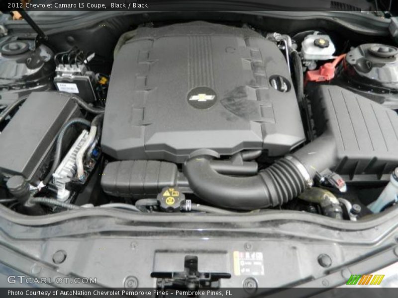 Black / Black 2012 Chevrolet Camaro LS Coupe