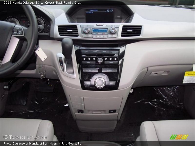 Crystal Black Pearl / Gray 2013 Honda Odyssey EX-L