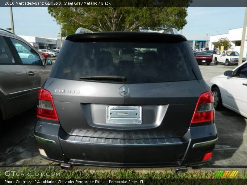 Steel Grey Metallic / Black 2010 Mercedes-Benz GLK 350