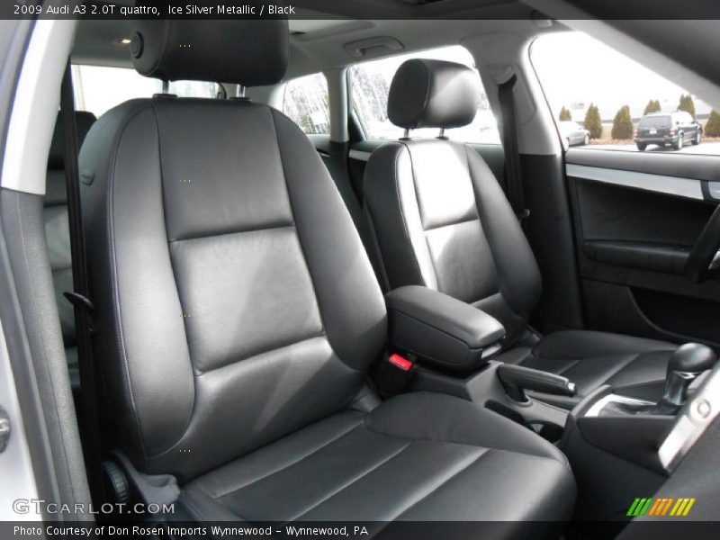Ice Silver Metallic / Black 2009 Audi A3 2.0T quattro