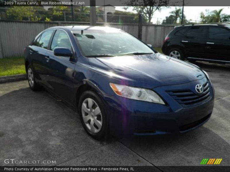 Blue Ribbon Metallic / Ash 2009 Toyota Camry