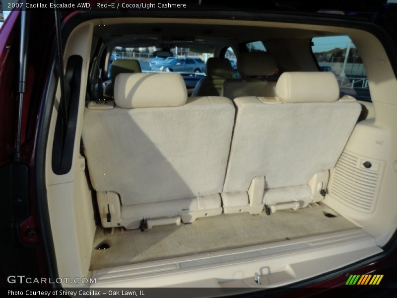 Red-E / Cocoa/Light Cashmere 2007 Cadillac Escalade AWD