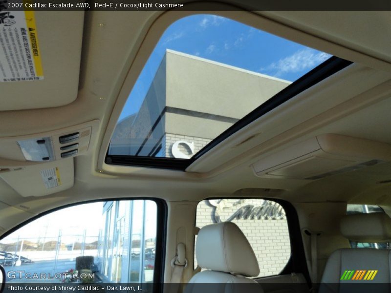 Red-E / Cocoa/Light Cashmere 2007 Cadillac Escalade AWD