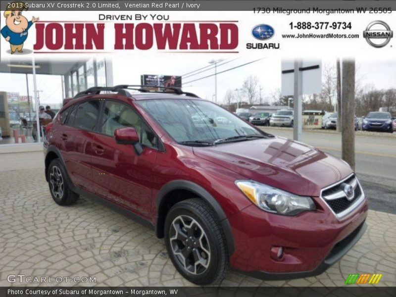 Venetian Red Pearl / Ivory 2013 Subaru XV Crosstrek 2.0 Limited