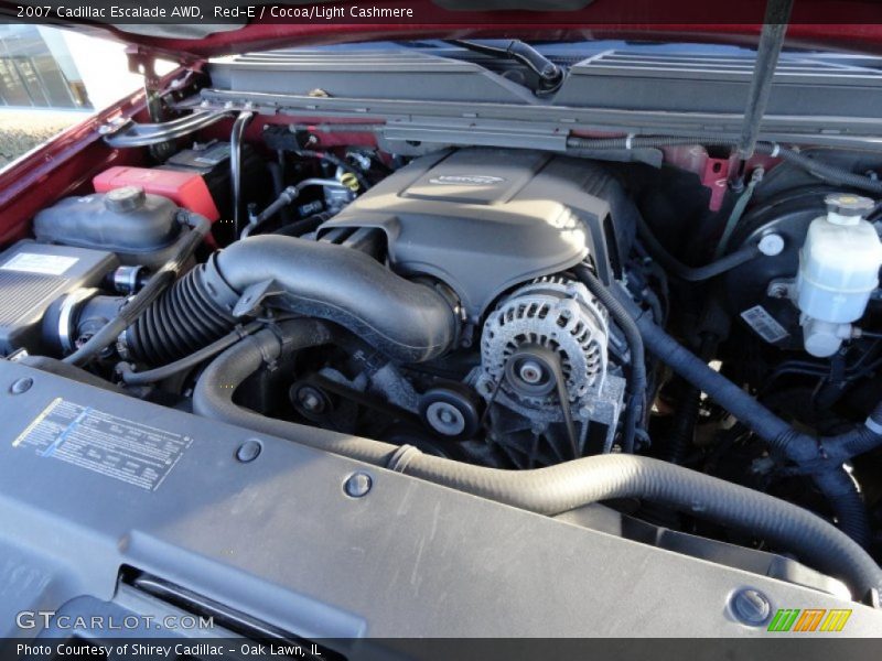 Red-E / Cocoa/Light Cashmere 2007 Cadillac Escalade AWD