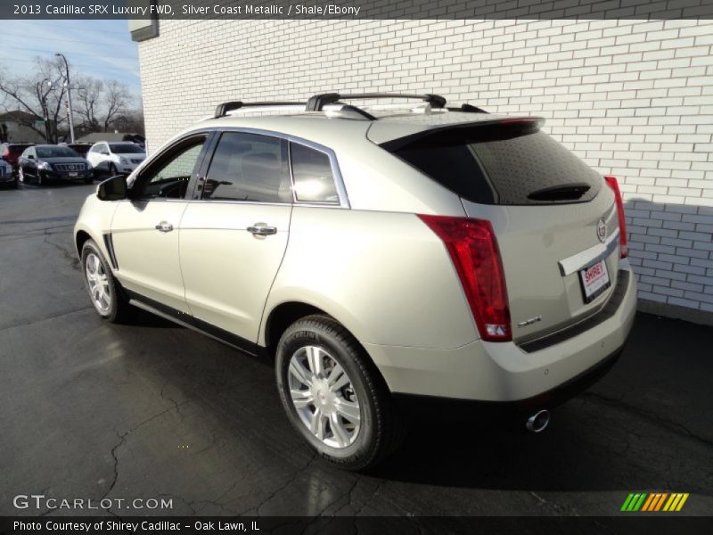 Silver Coast Metallic / Shale/Ebony 2013 Cadillac SRX Luxury FWD