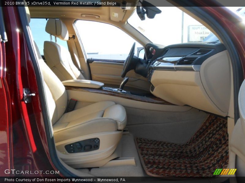 Vermilion Red Metallic / Sand Beige 2010 BMW X5 xDrive35d