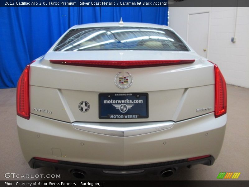 Silver Coast Metallic / Caramel/Jet Black Accents 2013 Cadillac ATS 2.0L Turbo Premium